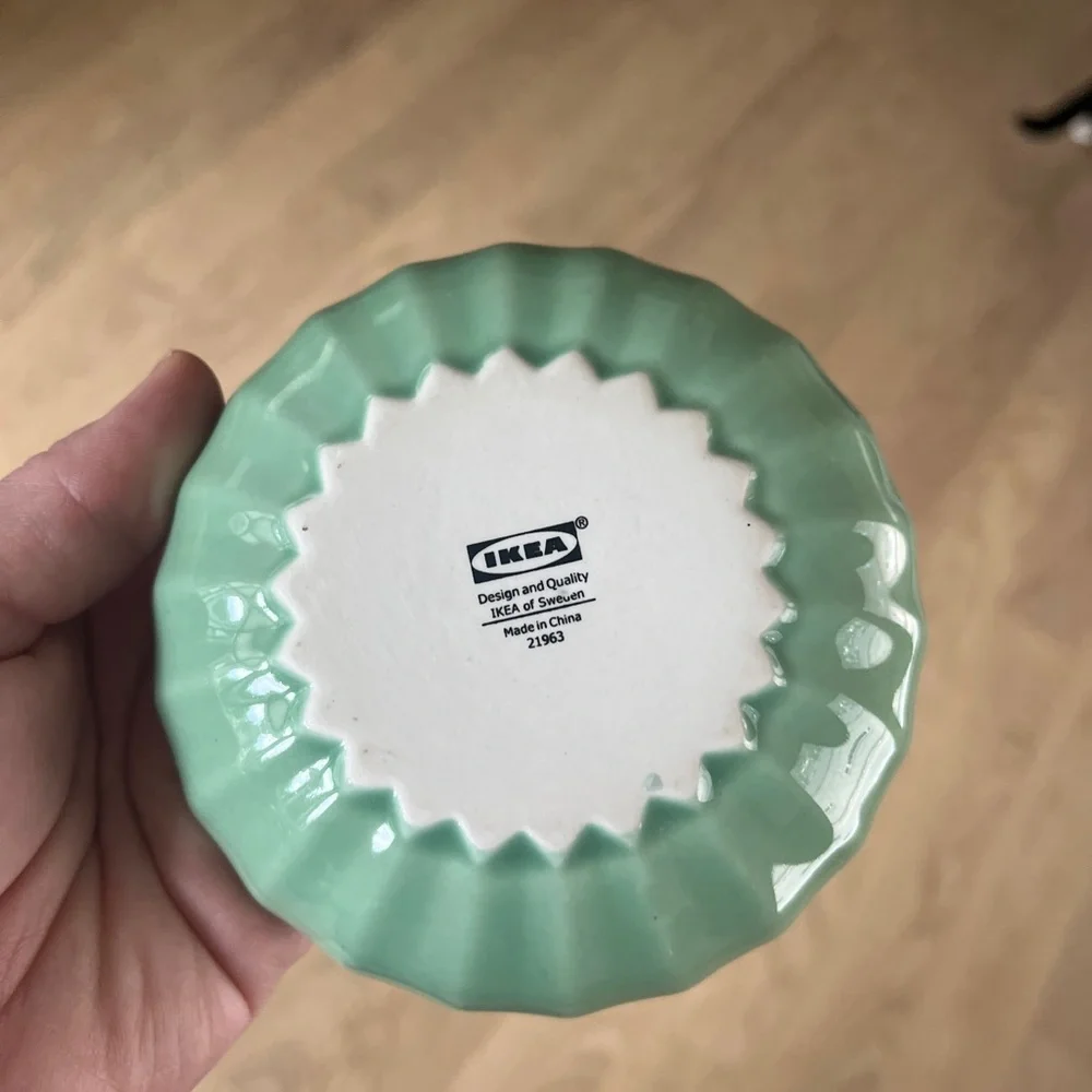 EUC IKEA trinket covered bowls